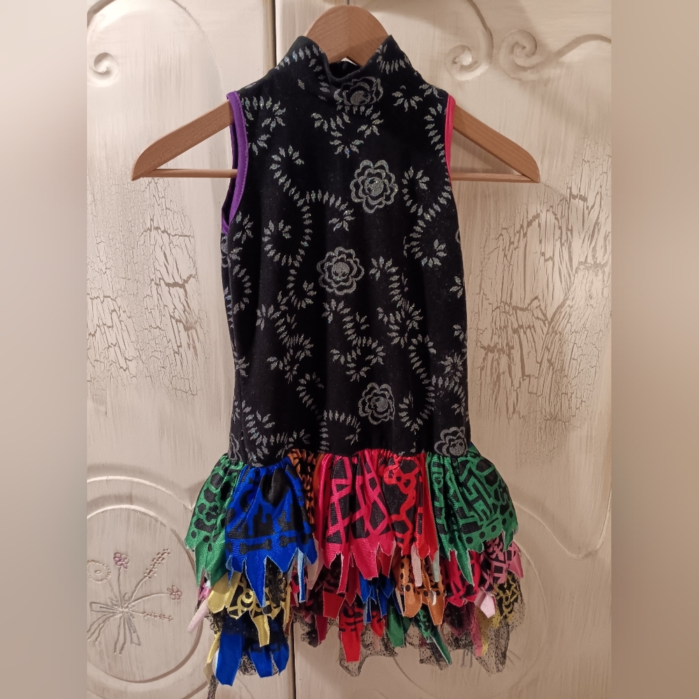 Girl's Fanciful Colorful Dress
